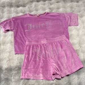 Juicy Couture Purple Pajama Set